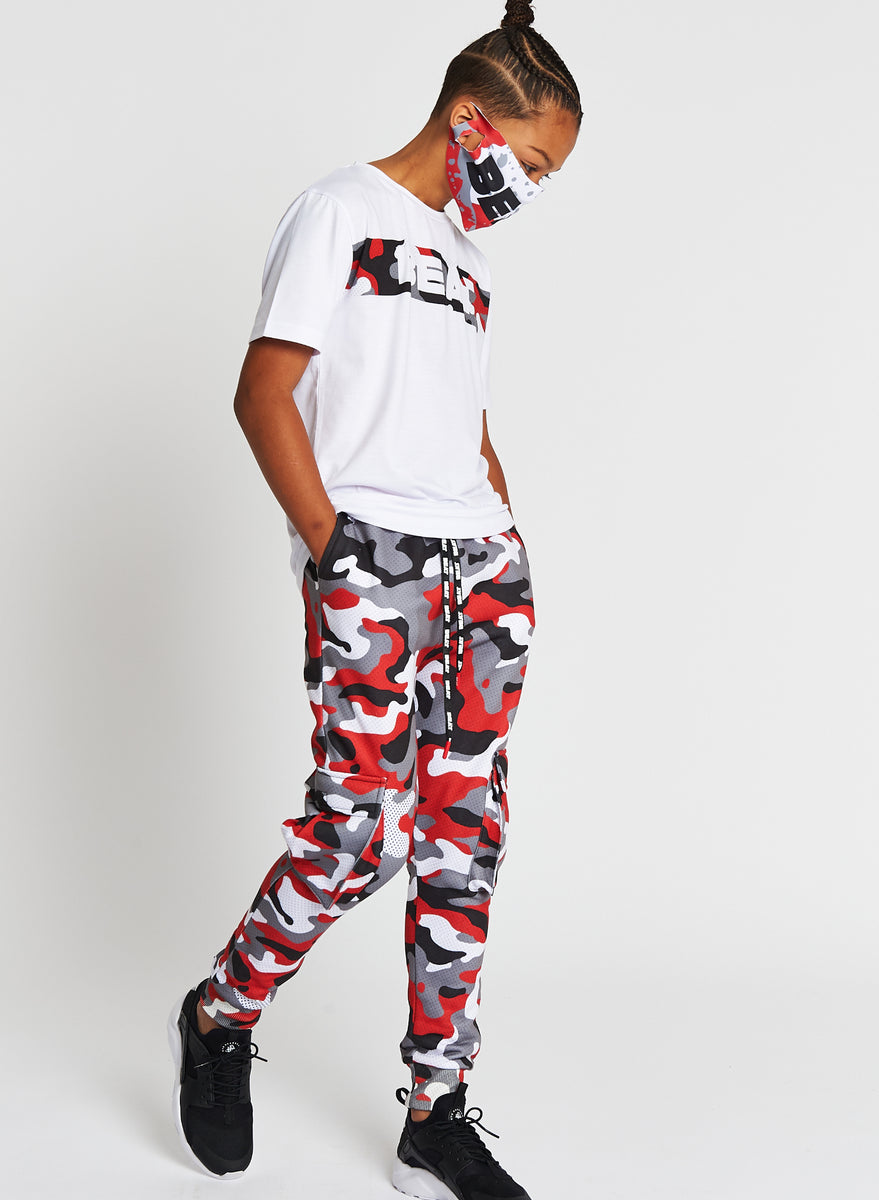 Alpha Joggers Boys Camo Combat Sweatpants Kids Clothes Beat