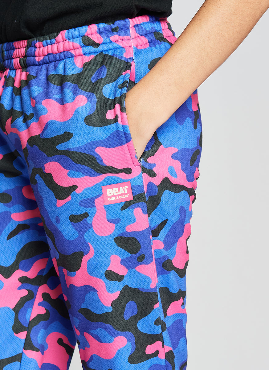 Twist Joggers Girls Pink Camo Sweatpants Kids Clothes – Beat