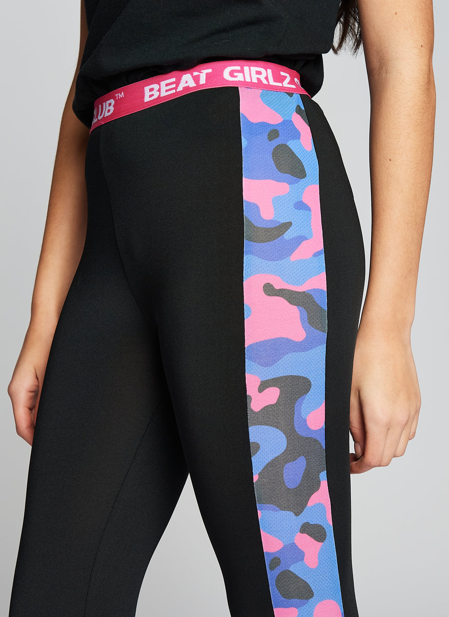 Nike pink shop camo leggings
