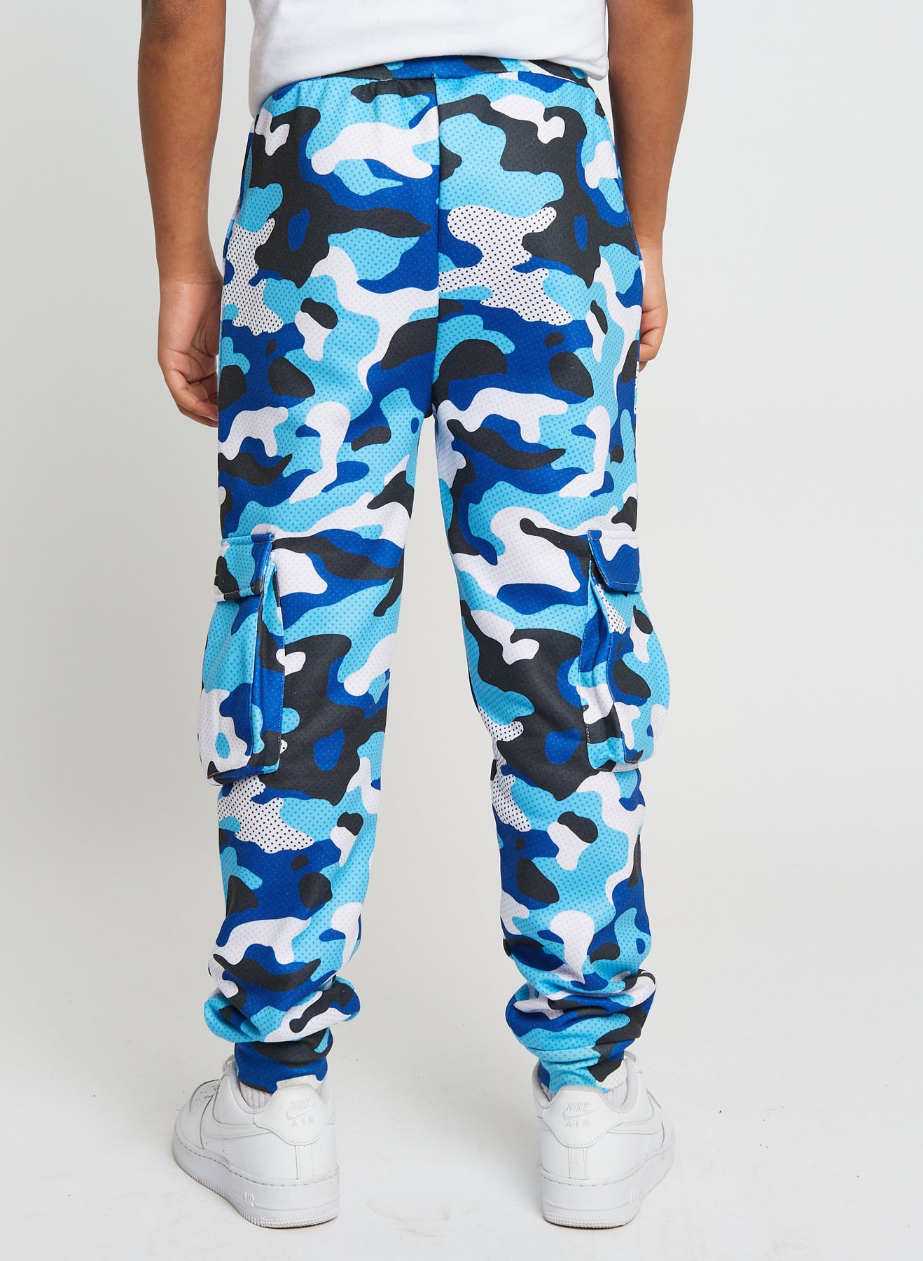 Nike blue sales camo joggers