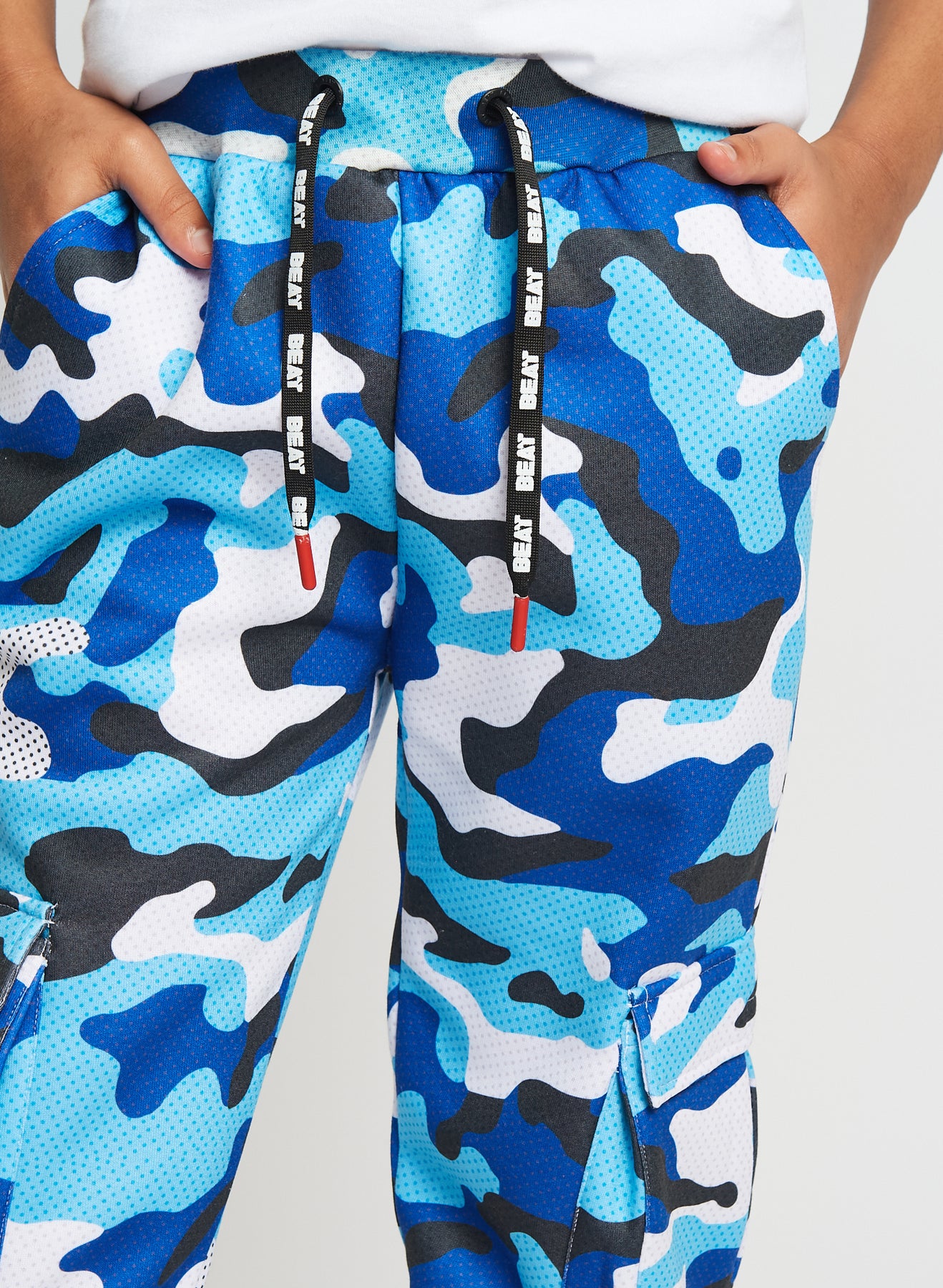 Blue sale camo joggers