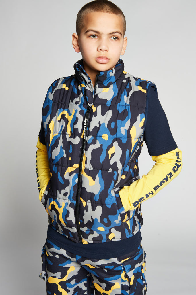 Boys yellow gilet sales