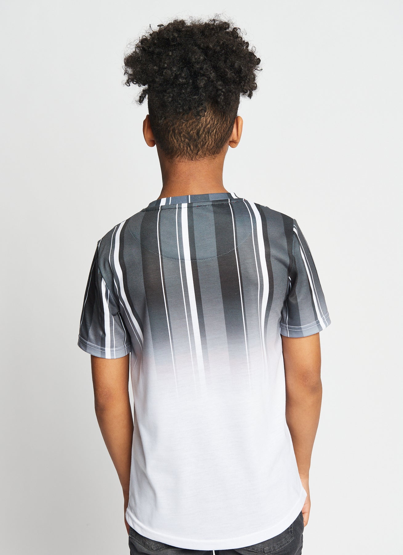 Header T Shirt Boys Black Sublimated Print Tee Kids Clothes