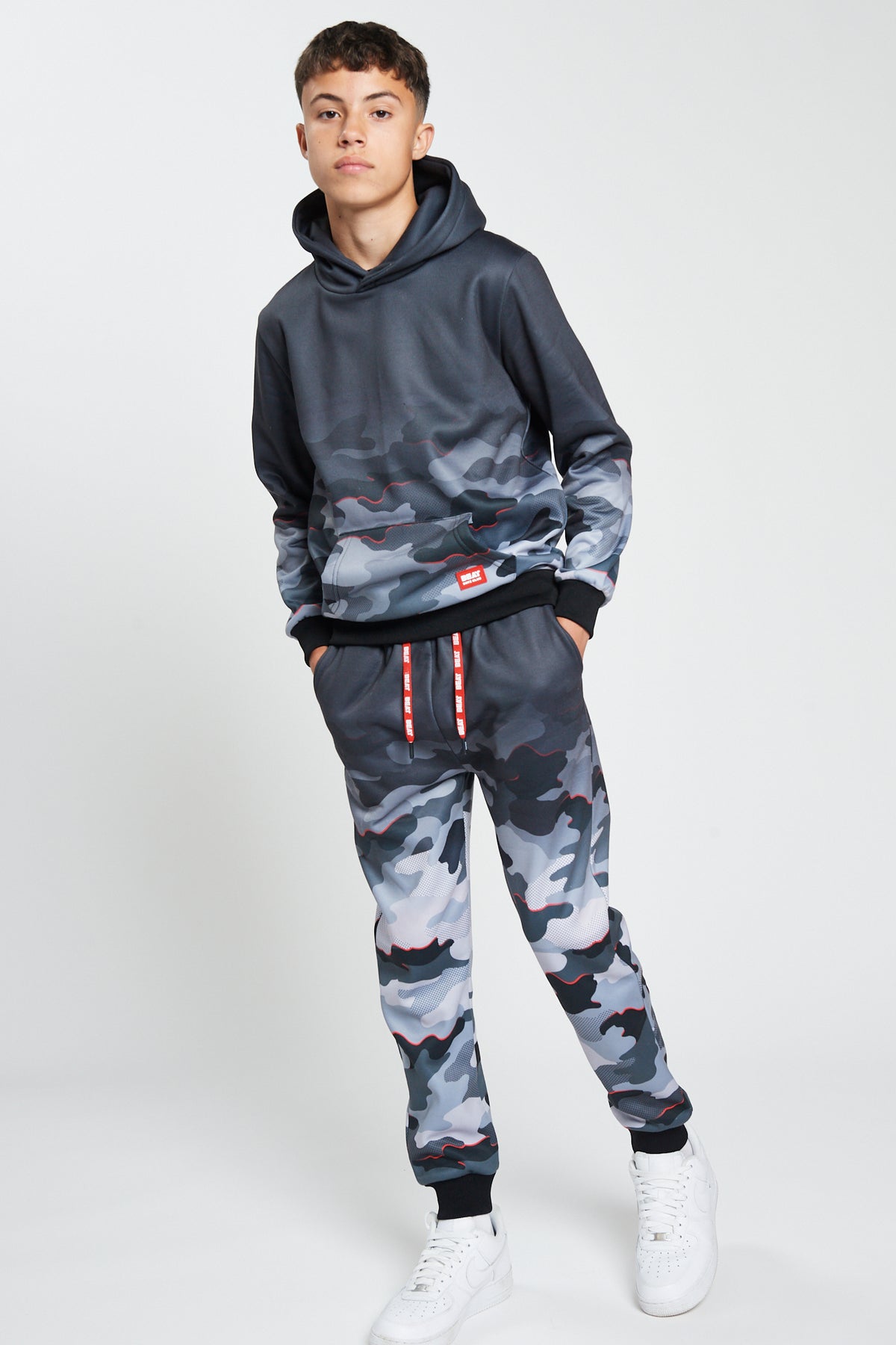 Black camo tracksuit hot sale