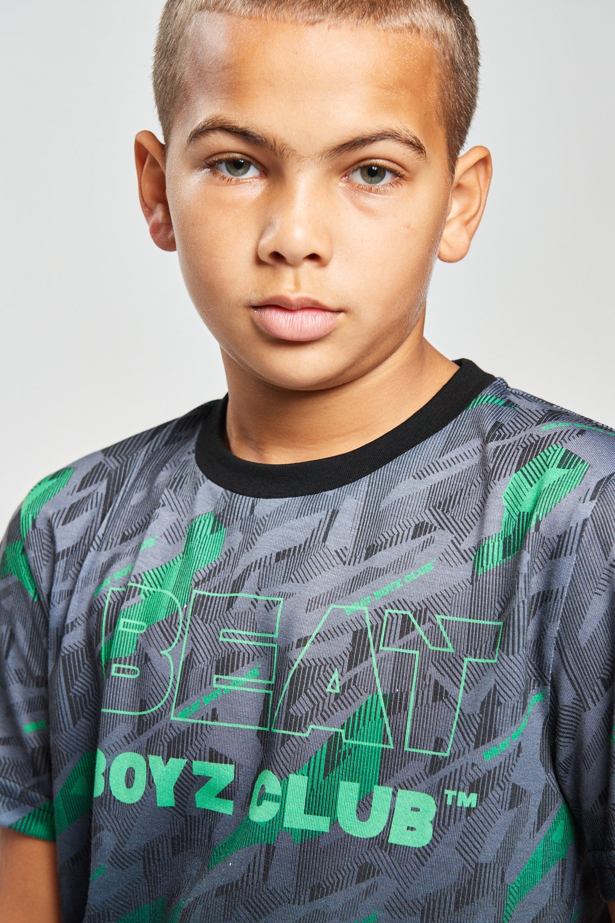 Neon T Shirt Boys Neon Green Logo Tee Kids Clothes Streetwear neon-t-shirt-boys-neon-green-logo-tee-kids-clothes-streetwear