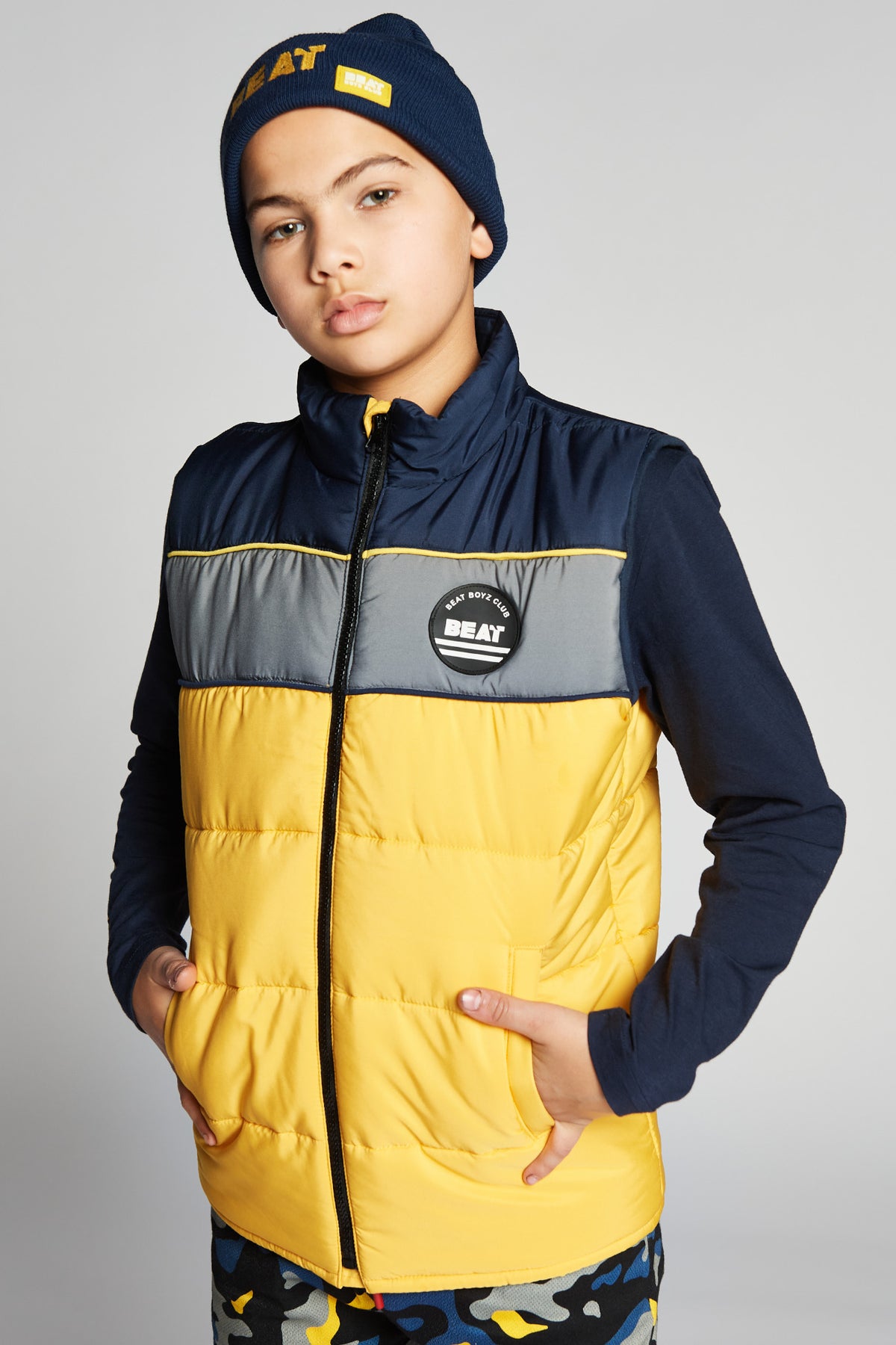 Boys sales yellow gilet