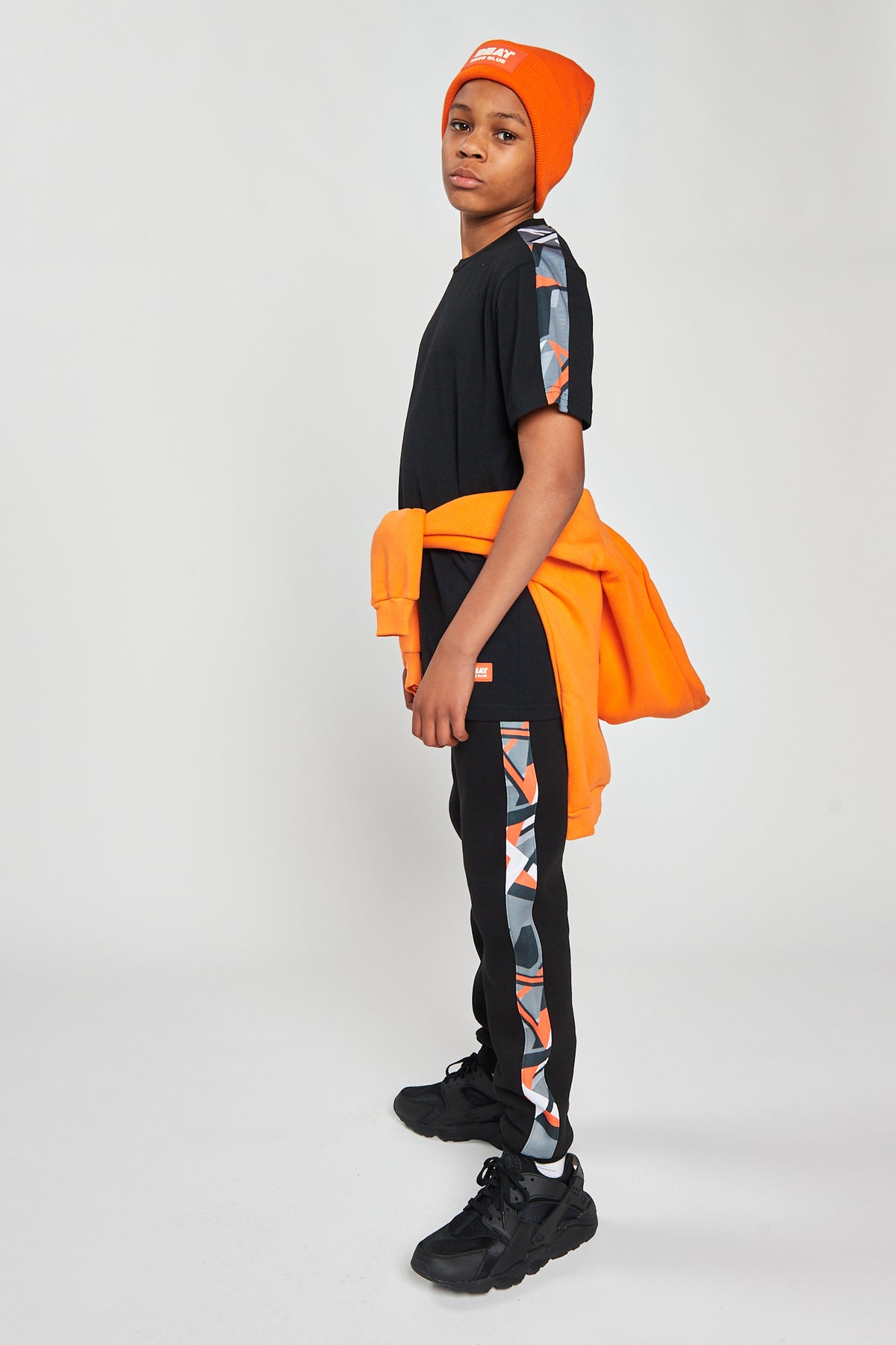 Black orange hotsell joggers