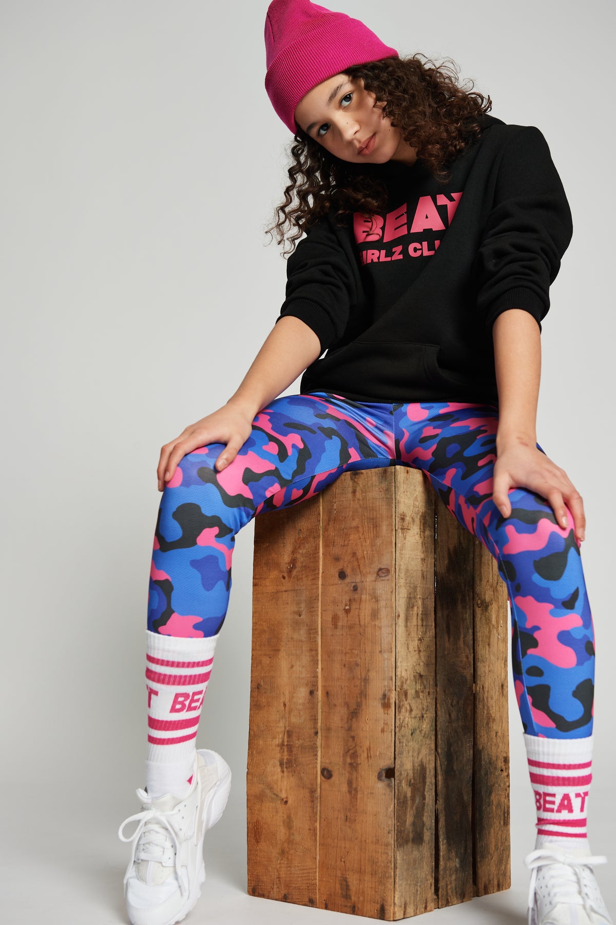 Nike pink camo store leggings
