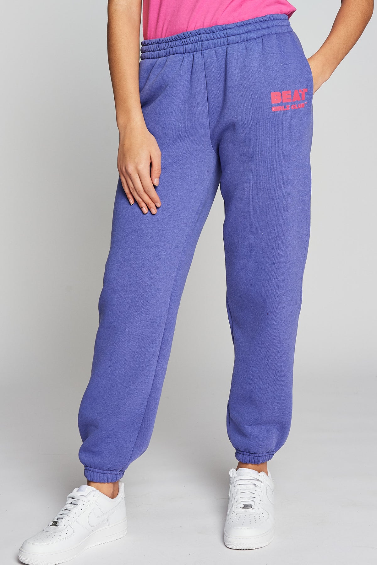 Vital Joggers Girls Purple Sweatpants Kids Clothes Beat Boyz Club